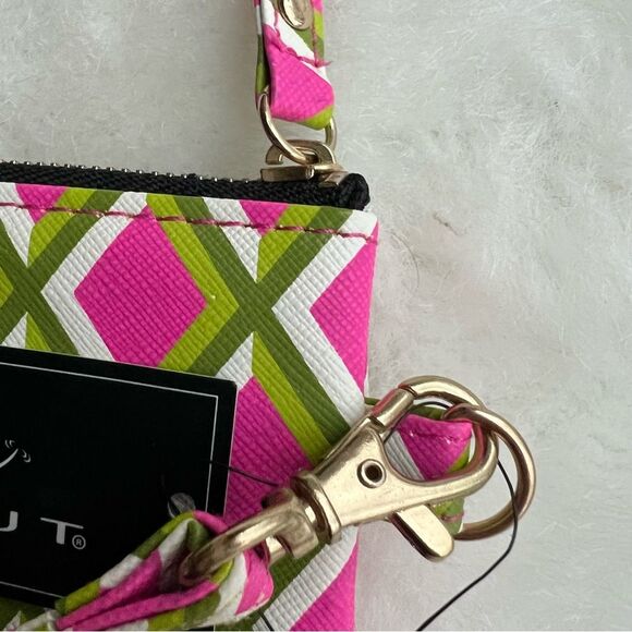 SCOUT Kate‎ Wristlet Purse Pink Multi Quilted Lined Zip Wallet - Picture 10 of 14